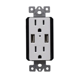 USB Wall Receptacle Outlet Spy Camera