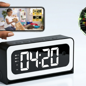 Alarm Clock Nanny Camera Dual Band