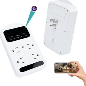 Outlet Charger 4K Spy Camera Wifi