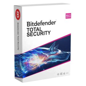 Bitdefender Total Security – 3 Devices | 1 Year Protection