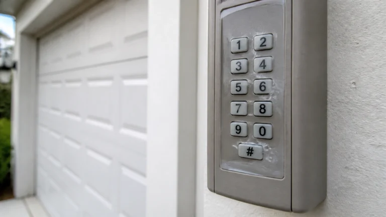 The Sticky Glue on the Garage Keypad